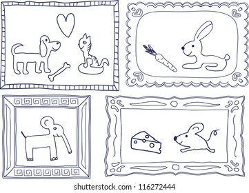 Animals in frame