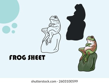 a animals frog penguin design