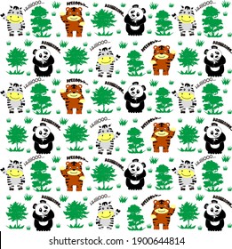 animals full print 2 is a picture of cute animals to complete your animal design needs