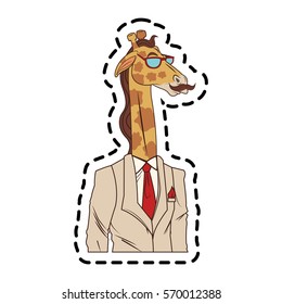 animals hipster design