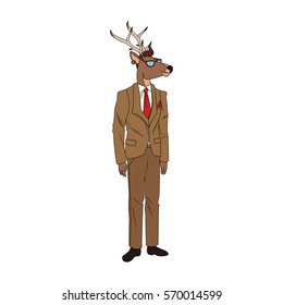 animals hipster design