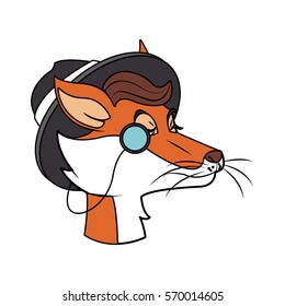 animals hipster design