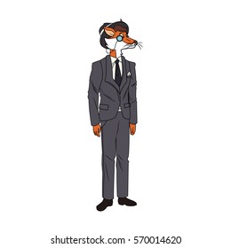animals hipster design