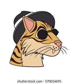 animals hipster design