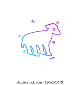 Animals icon design vector