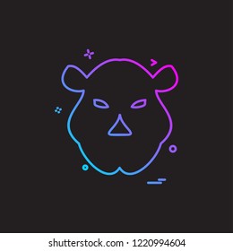 Animals icon design vector