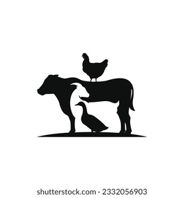 Tiersymbol einzeln auf weißem Hintergrund