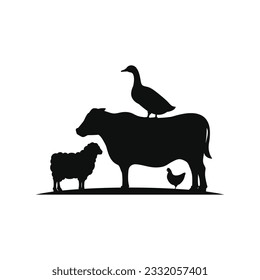 Animals icon isolated on white background