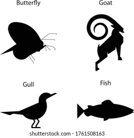 Animals Icon Pack. Vector icons.