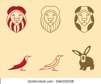 Animals icon set