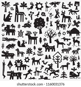 animals  - icon set