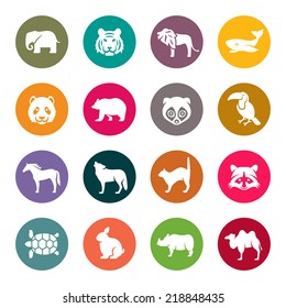 Animals icon set