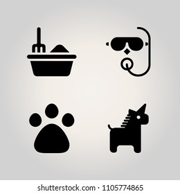 Animals icon set. tank, aquatic, dream and decorative illustration vector icons for web and design