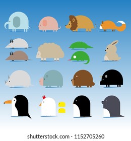 Animals icon vector