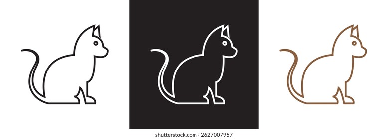 Animals icon.  Vector for websites, mobile interfaces, presentations, banner, visual branding etc. Vector illustration. isolated on white and black background. EPS 10