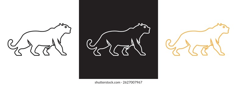 Animals icon.  Vector for websites, mobile interfaces, presentations, banner, visual branding etc. Vector illustration. isolated on white and black background. EPS 10