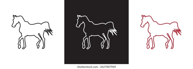 Animals icon.  Vector for websites, mobile interfaces, presentations, banner, visual branding etc. Vector illustration. isolated on white and black background. EPS 10