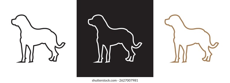 Animals icon.  Vector for websites, mobile interfaces, presentations, banner, visual branding etc. Vector illustration. isolated on white and black background. EPS 10
