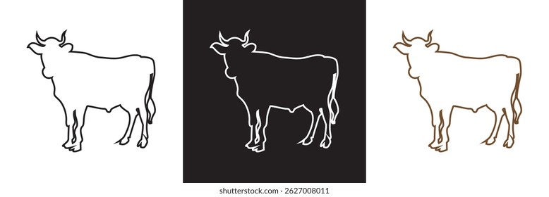 Animals icon.  Vector for websites, mobile interfaces, presentations, banner, visual branding etc. Vector illustration. isolated on white and black background. EPS 10