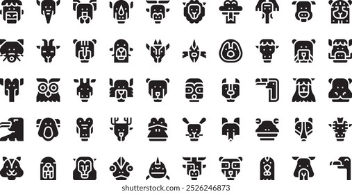 Animals icons . High-Quality Vector Icons Collection with Editable Stroke. Ideal for Professional and Creative Projects.