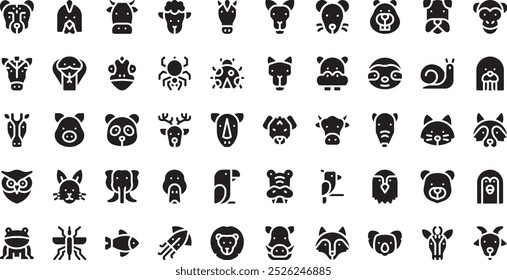 Animals icons High-Quality Vector Icons Collection with Editable Stroke. Ideal for Professional and Creative Projects.