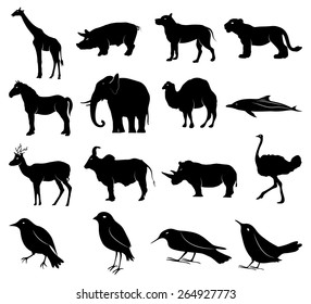 Animals icons set