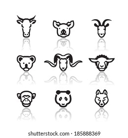 Animals icons. Vector format