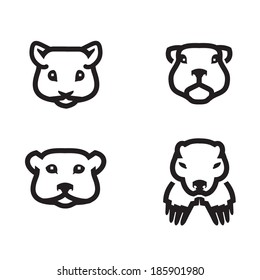 Animals icons. Vector format