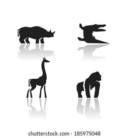 Animals icons. Vector format