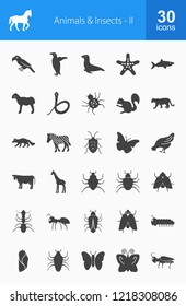 Animals & Insects Glyph Icons