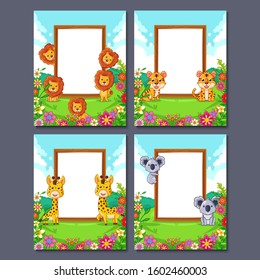 Animals of the jungle, frame.