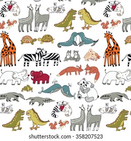 animals in love pattern