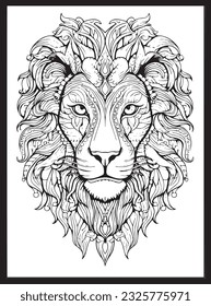 
Animals Mandala Adult Coloring Pages