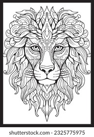 
Animals Mandala Adult Coloring Pages