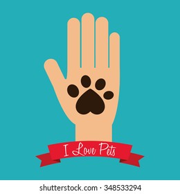 Animals pet shop graphic design, vector illustration eps10