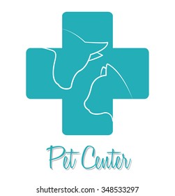 Animals pet shop graphic design, vector illustration eps10