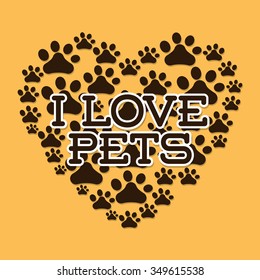 Animals pet shop graphic design, vector illustration eps10