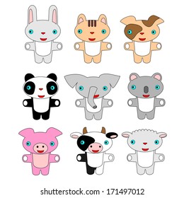 Animals pets cartoon