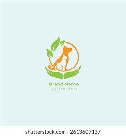 Animals and Pets logo design.