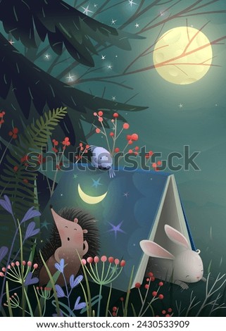 Similar – Image, Stock Photo fairytale forest Forest