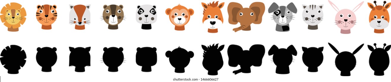 animals, and plants graphic design. Vector illustration