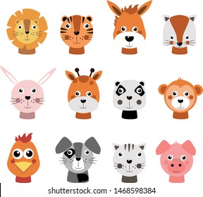 animals, and plants graphic design. Vector illustration