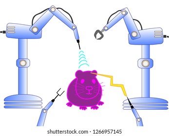 Animals remodeled into a robot with artificial intelligence.