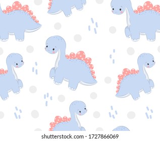 Animals repeat pattern. Nursery art background. Children's fabric pattern design.