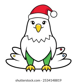 Animals Santa hat Christmas themed