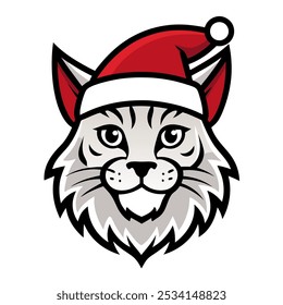 Animals Santa hat Christmas themed