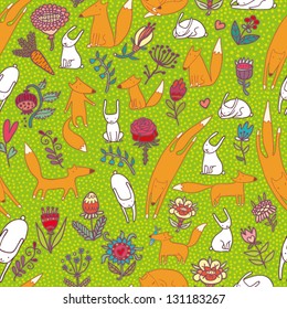 animals seamless pattern