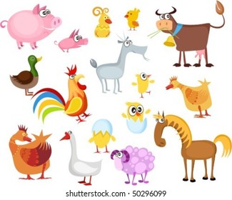 animals set
