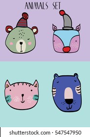 animals set