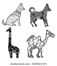 animals with skin boho style